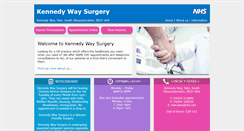 Desktop Screenshot of kennedywaysurgery.co.uk